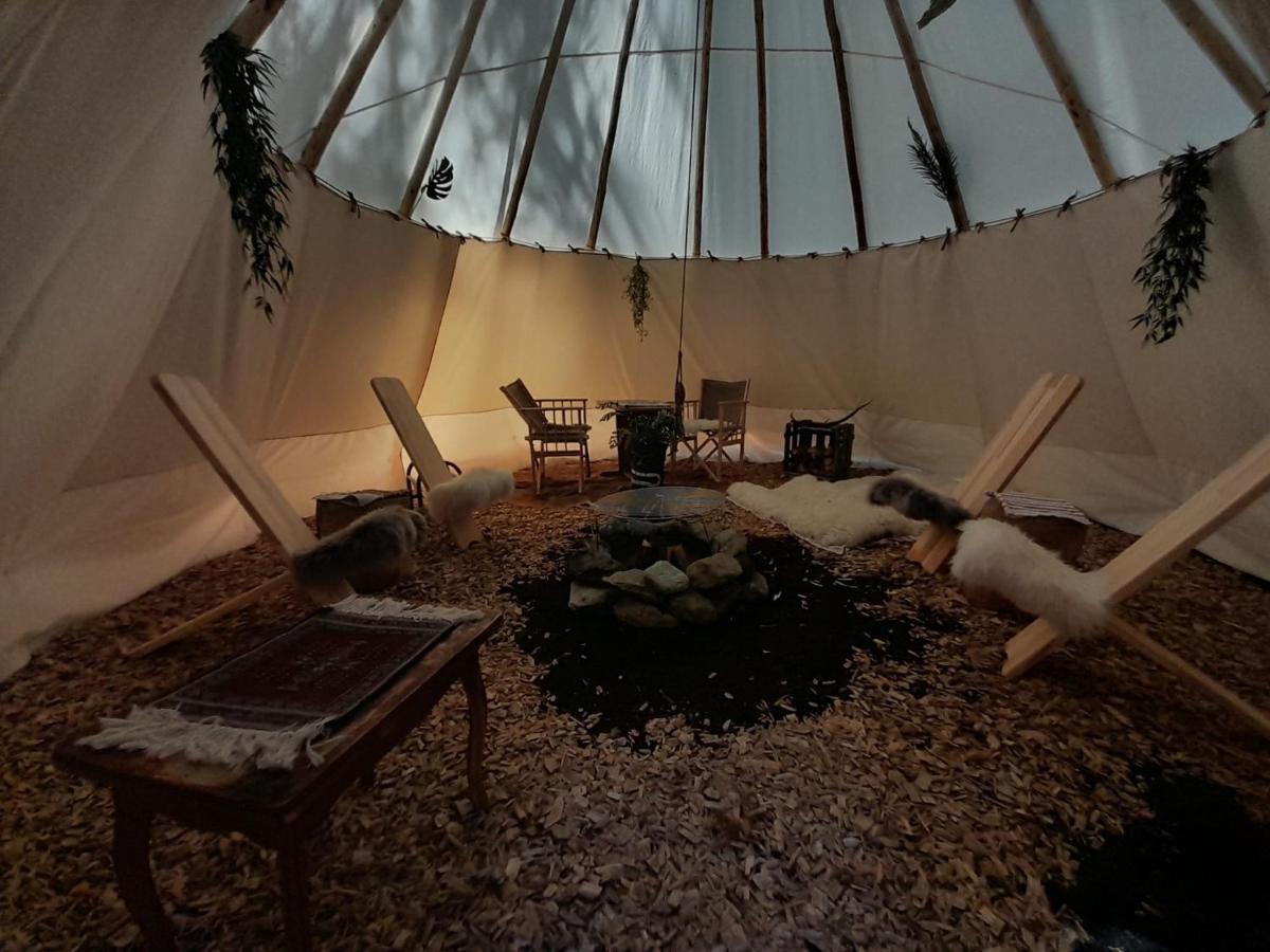 Baumzelte Robis Waldspielpark Hotel Grächen Екстериор снимка